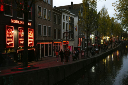 Amsterdam's red-light district is iconic - Nick Gammon (AFP) Amsterdam's red-light district is iconic - Nick Gammon (AFP)
