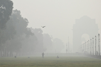 Each winter, thick smog chokes New Delhi and its 30 million residents - Arun SANKAR (AFP)