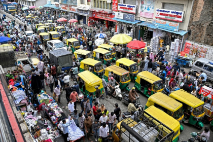 Bengaluru had the world's third-slowest traffic in 2024, according to the TomTom Traffic Index -- far worse than San Francisco or London - Idrees MOHAMMED (AFP)