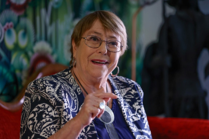 Chile's former president Michelle Bachelet believes it's time for a woman at the helm of the UN - Raul BRAVO (AFP)