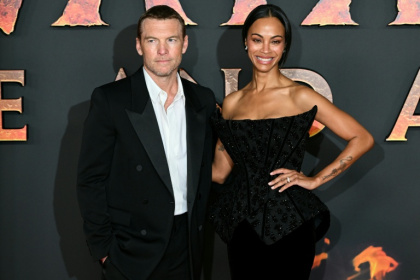 Australian actor Sam Worthington and US actress Zoe Saldana star in 'Avatar: Fire and Ash' - Bertrand GUAY (AFP)