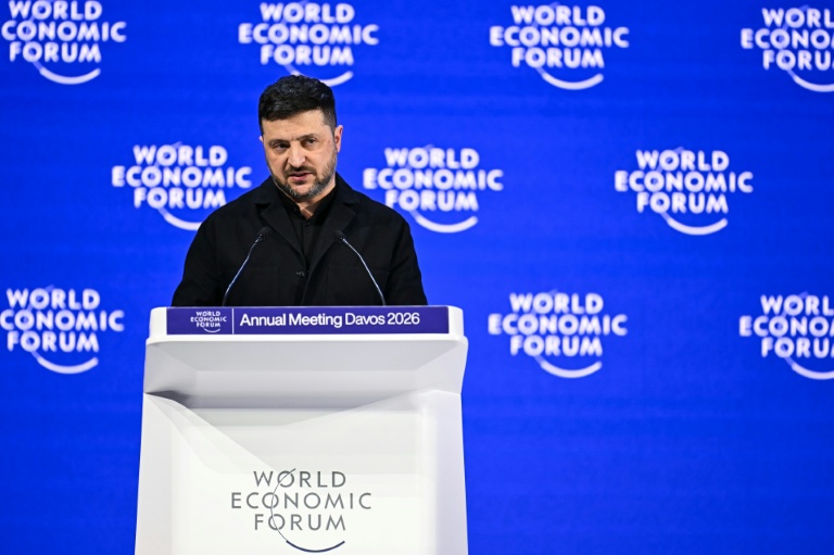 At Davos, Zelensky blasts EU, says US 'security guarantees' ready
