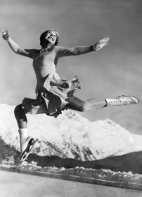 Norvegian Sonja Henie was the first woman skater to compete in white boots - - (AFP)