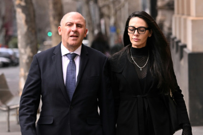 Tony Mokbel (L) was one of the key figures in Melbourne's years-long gangland war - William WEST (AFP)