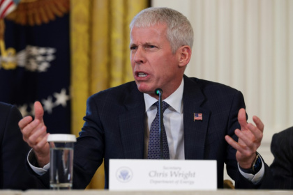 US Energy Secretary Chris Wright told AFP the US remains a "stout ally" of Europe - ALEX WONG (AFP)