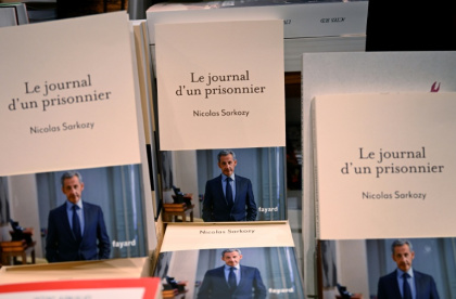 Sarkozy wrote a book about his time in prison - Anna KURTH (AFP)