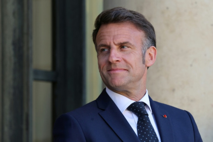 President Emmanuel Macron and British Prime Minister Keir Starmer will discuss a plan to restore freedom of navigation in the Strait of Hormuz - Ludovic MARIN (AFP)