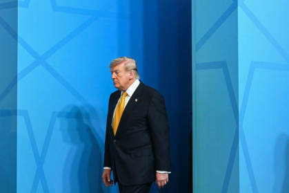 US President Donald Trump's latest comments came as he attended a NATO summit - SAUL LOEB (AFP)