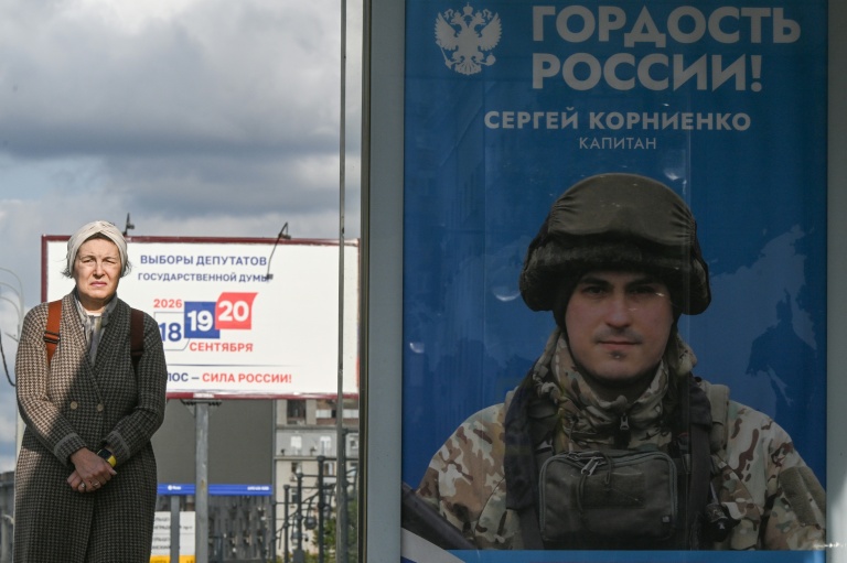 Russians begin voting in controlled election as war drags