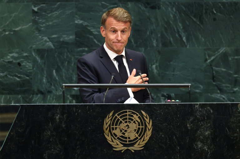 Macron urges world to choose UN over 'law of the jungle'