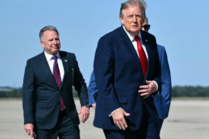 Steve Witkoff, seen with President Donald Trump on October 7, 2026, has led US efforts to end the Ukraine war - Mandel NGAN (AFP)