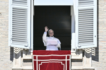 Pope Leo XIV says the lump in his lungs was caught early - Filippo MONTEFORTE (AFP)