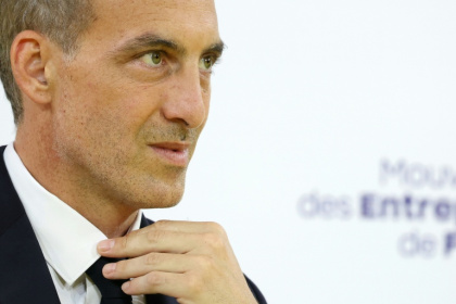Raphael Glucksmann is co-president of the center-left party Place Publique (PP) - Thomas SAMSON (AFP)